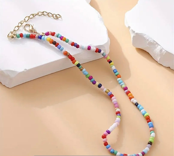Multi colored necklace