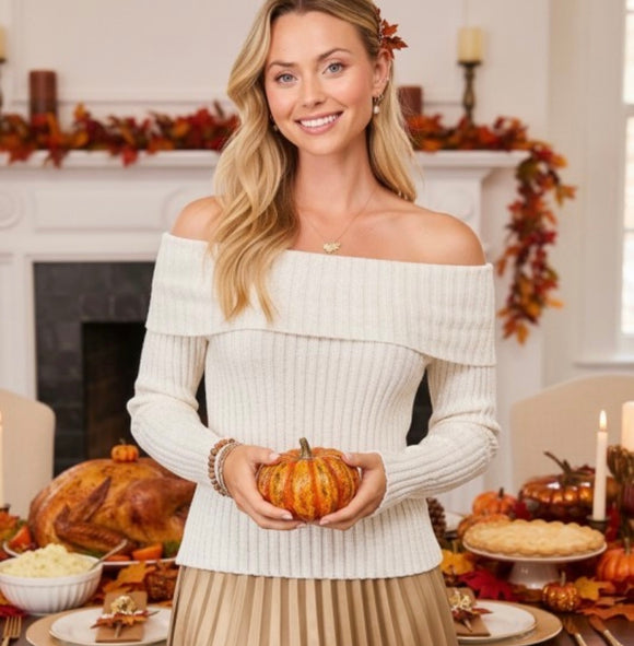 Winter White Sweater