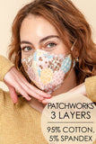 Patchwork  face mask