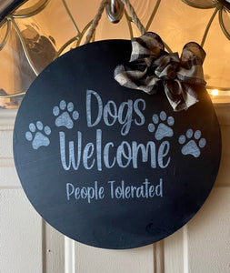 Dogs Welcome, people tolerated