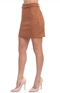 Modern Femme Vegan Suede Skirt