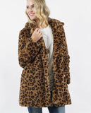 Leopard fur jacket